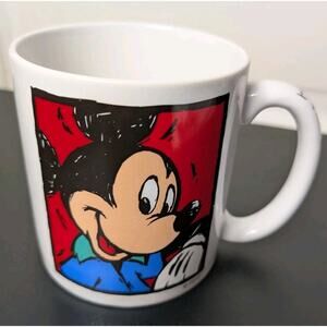 Rare Vintage Walt Disney Retro Style Mickey Mouse Collectible Oversized Mug